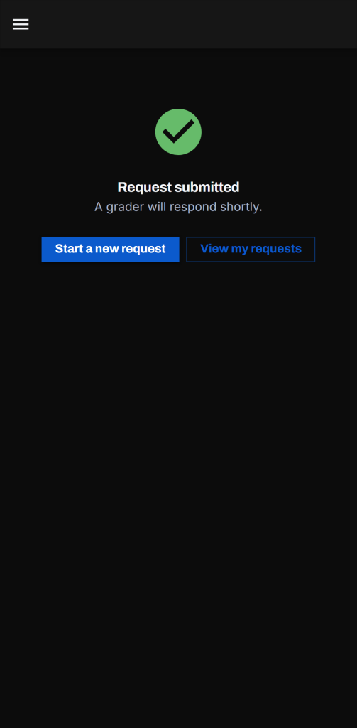 ConverterIQ request submitted confirmation